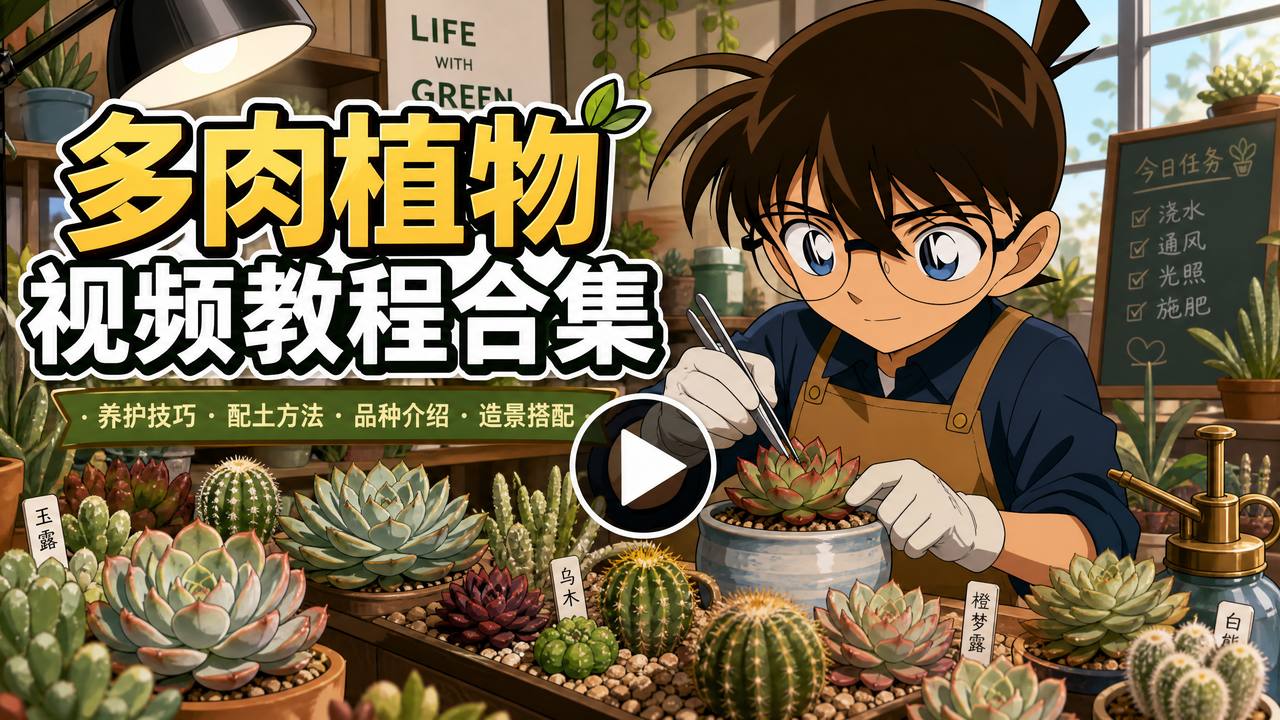 国产自拍多肉植物视频教程合集